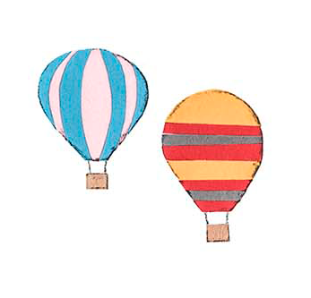 十勝地方の情報を発信するウェブメディア「トカチナベ」の気球のイラスト