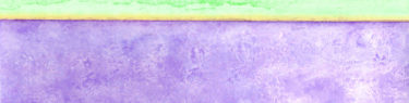 水彩で描いたラベンダー畑の風景